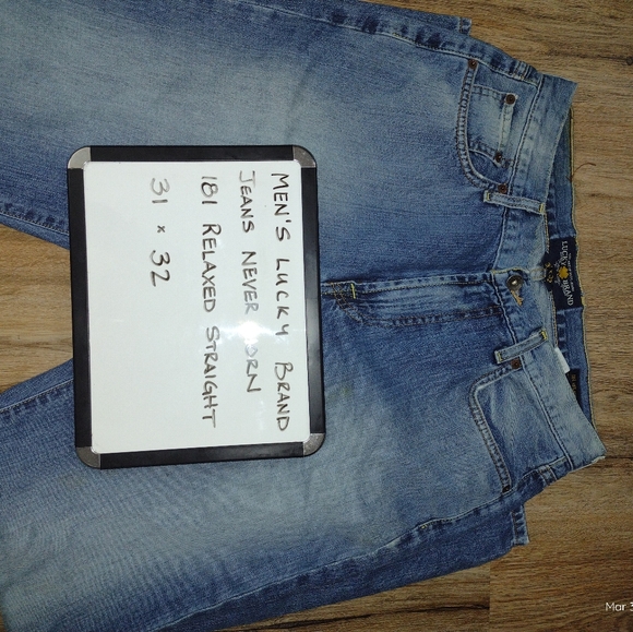 2 Pair Of Men's Lucky Brand Jeans Size 31 x 32